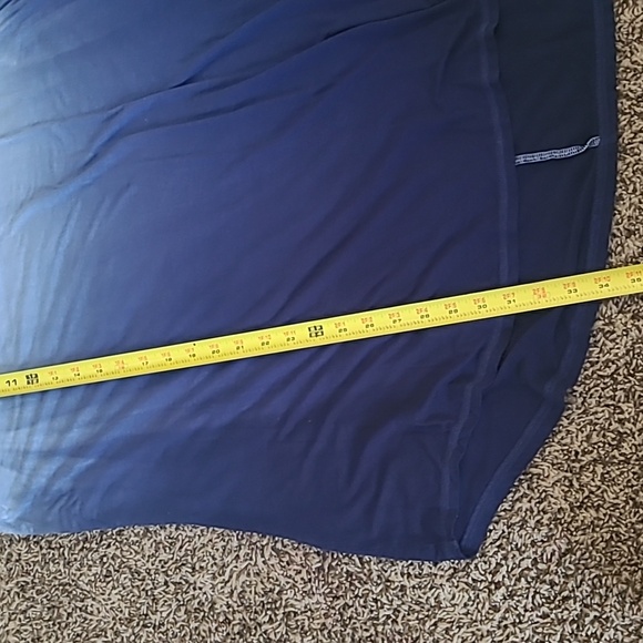 LIVI criss cross dip dyed tank top royal blue baby blue summer blouse with spand - Picture 9 of 13